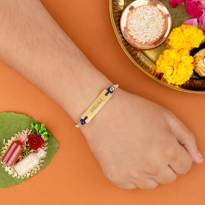 Personalized Evil Eye Name Rakhi | Raksha Bandhan Special
